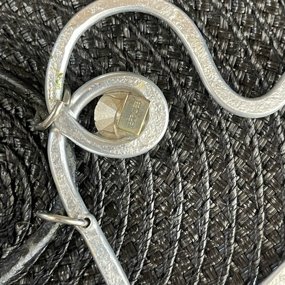 Vintage Modernist Jeff Leib designed Silver Wire Necklace - Picture 2 of 5